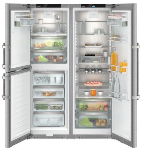 Liebherr - Zestaw Side-by-Side - XRCsd 5255 - Chłodziarko-zamrażarka z systemem BioFresh i NoFrost i Lodówka wolnostojąca z systemem EasyFresh