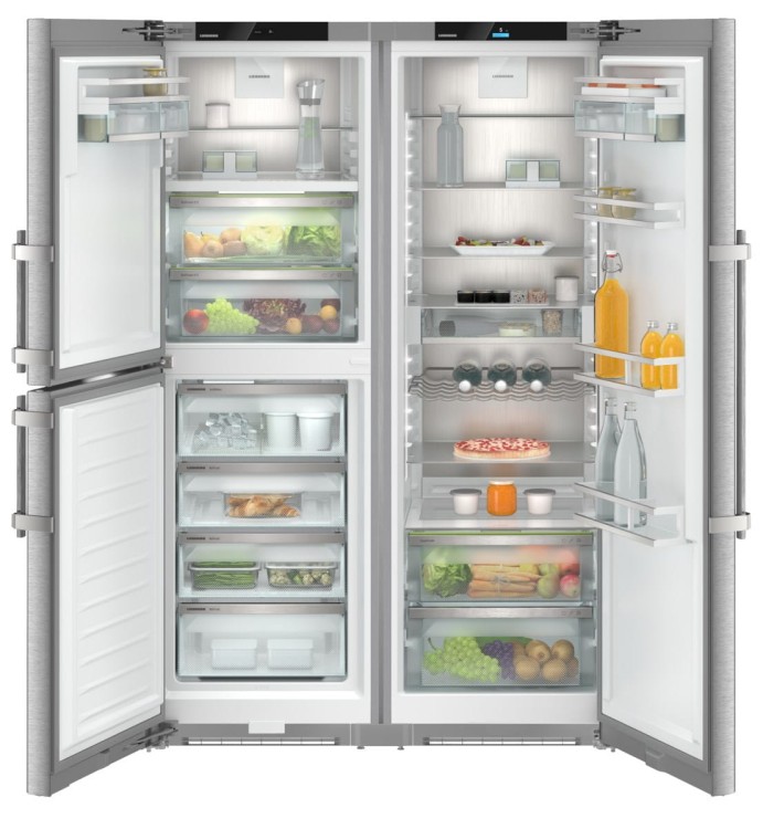 Liebherr - Zestaw Side-by-Side - XRCsd 5255 - Chłodziarko-zamrażarka z systemem BioFresh i NoFrost i Lodówka wolnostojąca z systemem EasyFresh
