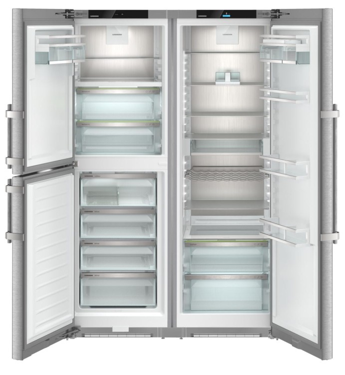 Liebherr - Zestaw Side-by-Side - XRCsd 5255 - Chłodziarko-zamrażarka z systemem BioFresh i NoFrost i Lodówka wolnostojąca z systemem EasyFresh